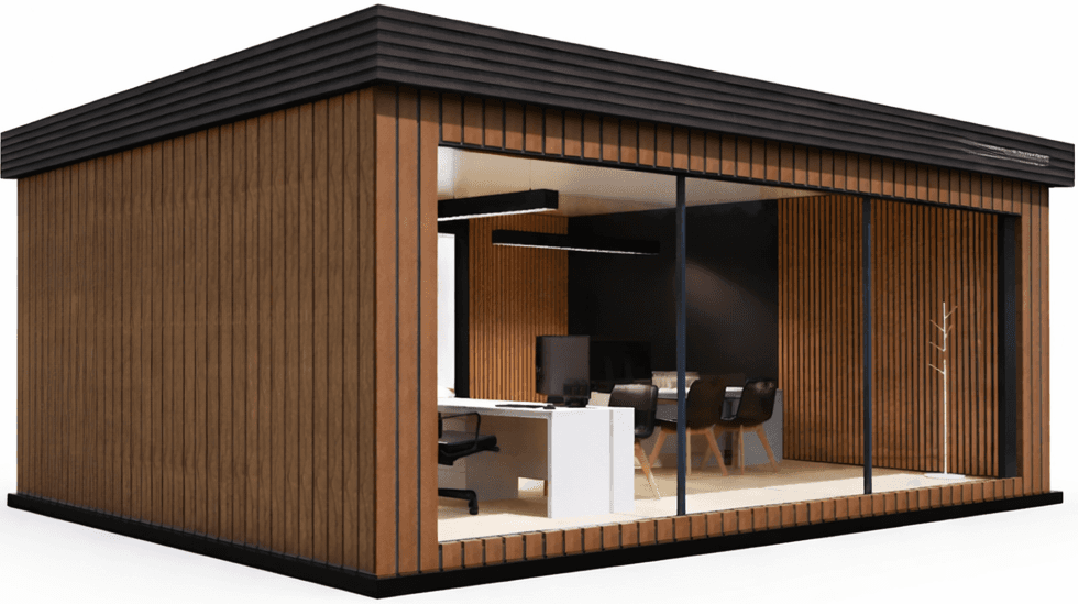 Nowoczesny pawilon modułowy